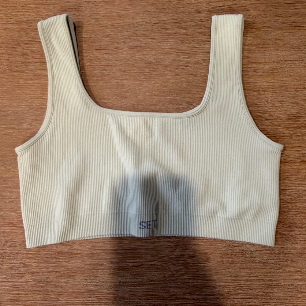 SET Active Ribbed Scoop Bralette